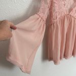 Altar'd State Blush Rosemary Lace Tunic Top Size Small Photo 3