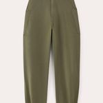 Everlane The Fatigue Barrel Pant in Kalamata Olive Green 14 Photo 5