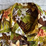Allison Daley  22W Tropical Shacket Jacket Jungle Print Button Down Shirt Vtg Y2k Photo 2