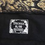 Decree  black and gold stretch mini skirt. Photo 6