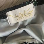 Green Leaf Print Bikini Set with Black Mesh Skirt Size 2X Photo 10