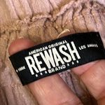 REWASH  Pink Gauze Cotton Wide Stretch Elastic Waist Mini Skirt Size Medium Photo 3