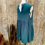 Knox Rose Teal Embroidered Sleeveless Babydoll Blouse Size Large Photo 7