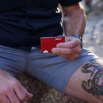  Minimalist Slim Wallet For Men (Red) Photo 4