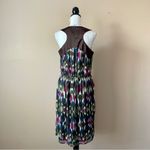 Democracy  | Colorful Draped Sleeveless Cocktail Dress Sz L Photo 5