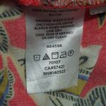 Loft Floral Red Short Sleeve Dress Size Small Photo 3