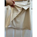 Essentiel Michelle Belau Ivory Faux Wrap Mini Skirt Size Small Romantic Chic Photo 5