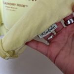 The Laundry Room  Yellowstone Oversized Cropped Tee Small Butter Yellow Graphic Photo 2