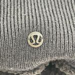 Lululemon Winter Hat One Size Womens Cap Black Fleece Lined Merino Wool Beenie Photo 2