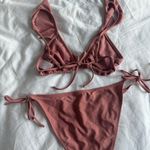 Target Light Pink Ruffle Bikini Set Photo 1