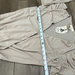 easel Long Sleeve Relaxed V-Neck Gold Shimmer Bodysuit Top Size Small Photo 9