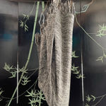 Ethereal  by Paper Crane Gray Long Fringe Cardigan Small Photo 5