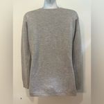 Vineyard Vines  Gray and White Ruffle Detail Sweater Photo 1