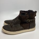 Olukai Pehuea Hulu‎ boots leather with shearling lining size 8 Brown Photo 2