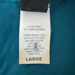 Wrapper Vintage Y2K  Teal Sequined V-Neck Short Sleeve Blouse Photo 5