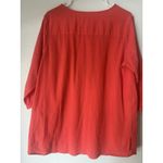 J. JILL Red Cotton Tunic Top Casual Everyday Size L‎ Size L Photo 1