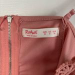 Romwe  Corset Crop Top Pink Floral Photo 3