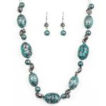 Paparazzi Gatherer Glamour Blue Necklace (278) Photo 1