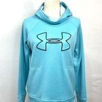 Under Armour UA Big Logo Turquoise Pullover Hoodie Photo 0