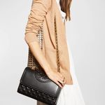 Tory Burch Fleming Convertible Shoulder Bag, Black & Gold EXCELLENT! Photo 14