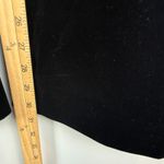 Theory  Pants Womens 2 Black Velvet Flat Front Flared Leg Classic Whimsigoth Dark Photo 6