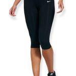 Nike  Dri-FIT Leg-A-See Black Capri Tights Photo 0