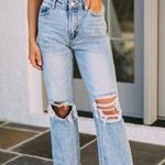 These Three Boutique High Waisted Distressed Jeans Photo 0