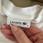 Lacoste  Women’s Contrast Bands T-shirt size small medium 32 Photo 4