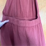 Apiece Apart  Archer Open Back Halter Jumpsuit Burnt Orange Size 4 Photo 10