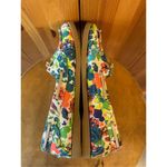 Disney  Hidden Mickey Minnie Tropical Flower Colorful Loafer Canvas Shoe US 8 Photo 5