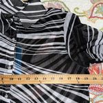 Bleu Rod Beattie BLEU|ROD BEATTIE new wave shirt women’s size small long roll up sleeves coverup Photo 6