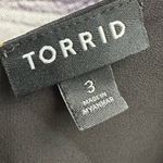 Torrid Sophie Black Gold Chain Print Double Layer Semi Sheer Tank Top Size 3 Photo 3