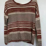 prAna  Adelaide  multicolor striped metallic‎ pullover sweater size M Photo 0