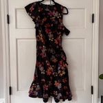 Ulla Johnson Candace Asymmetrical Ruffled Cocktail Dress Floral Lune Size 12 Photo 4