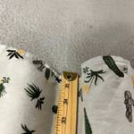 Angie Gray Button Up Cactus Print Shirt Dress Womens Large Boho Festival Novelty Photo 5