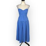 La Maison Talulah Sorrento Midi Dress Women's XS Blue Polka Dot Strappy A Photo 2