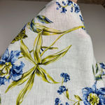 Joie Floral 100% Linen Button Down Shirt 1X Long Sleeve Cottage Coastal Resort Photo 1