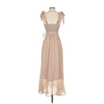 Show Me Your Mumu  Claire Midi Dress in Soft Beige Chiffon S NWT Photo 4