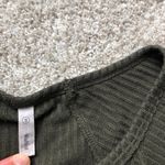 olive green long sleeve shirt dress, size women’s small. Photo 1