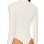 superdown Edith High Neck Bodysuit in White Photo 1