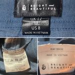 Modcloth  All Stars No Stripes HighRise Denim Shorts Blue Star Print Size 8 Photo 6