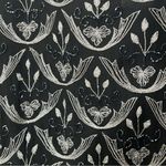 Papell Boutique  Vintage Evening Silk Beaded Cap Sleeve Scallop Hem | size Large Photo 3