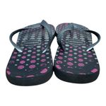 Havaianas  Gray Pink Polka Dot Flip Flop Sandals Size 7-8 Women’s Beach Shoes Photo 3