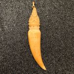 None Carved Buddha bone like pendant Photo 0