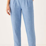Boden Linen Trousers Light Blue Turn Photo 0