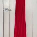 Sherri Hill 52782 PROM RED MAXI SLIT DRESS EVENING GOWN SIZE 00 Photo 5