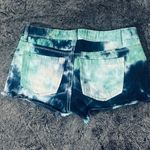 Mossimo Supply Co blue and green Jean shorts Photo 1