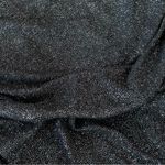 Sweet Storm  Sparkly Black Ruched Cowl Neck Bodycon Y2K Party Dress, Size Large Photo 4