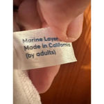 Marine layer  L Tulip Back White Tee Long Sleeve classic Photo 5