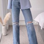 ZARA ✨NWT  IG famous/blogger wide leg high waist jeans size 0 Photo 0